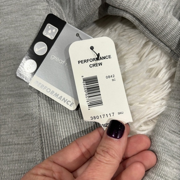 great northwest CLOTHING COMPANY™ PERFORMANCE Crew gray NWT Medium - Picture 2 of 10